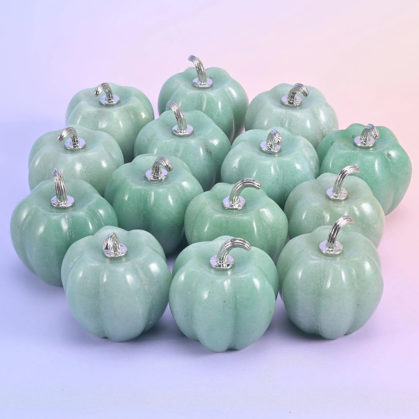 1.2 Inch Pumpkin Crystal Carving for Halloween