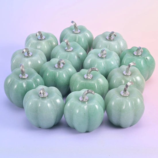 1.2 Inch Pumpkin Crystal Carving for Halloween