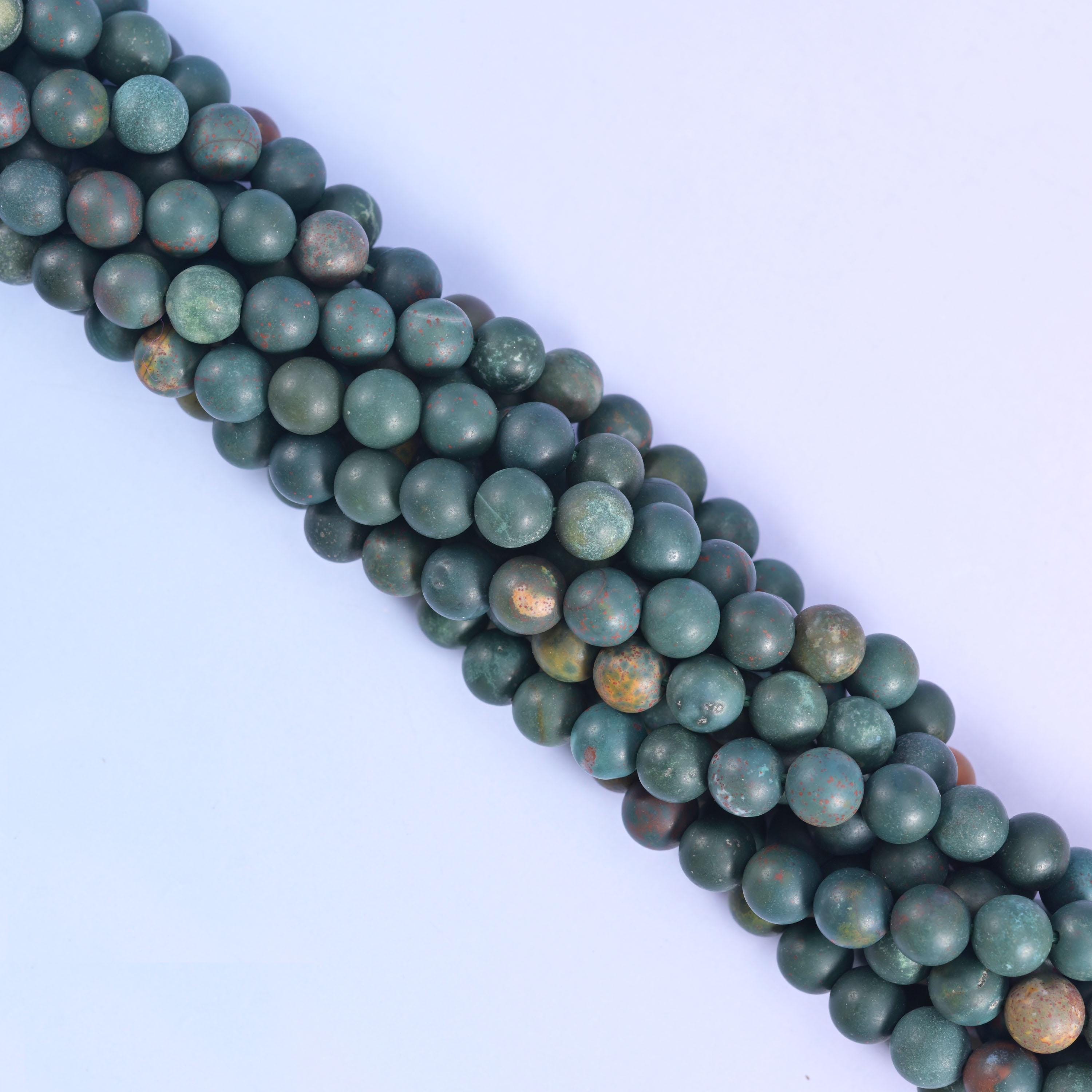 Oriental Jasper Matte Round Beads 4mm 6mm 8mm 10mm Jewelry Making 15 Inch Strand
