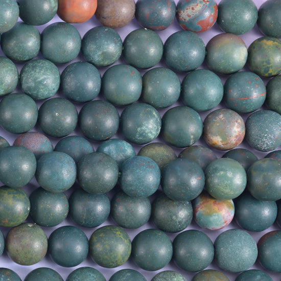 Oriental Jasper Matte Round Beads 4mm 6mm 8mm 10mm Jewelry Making 15 Inch Strand