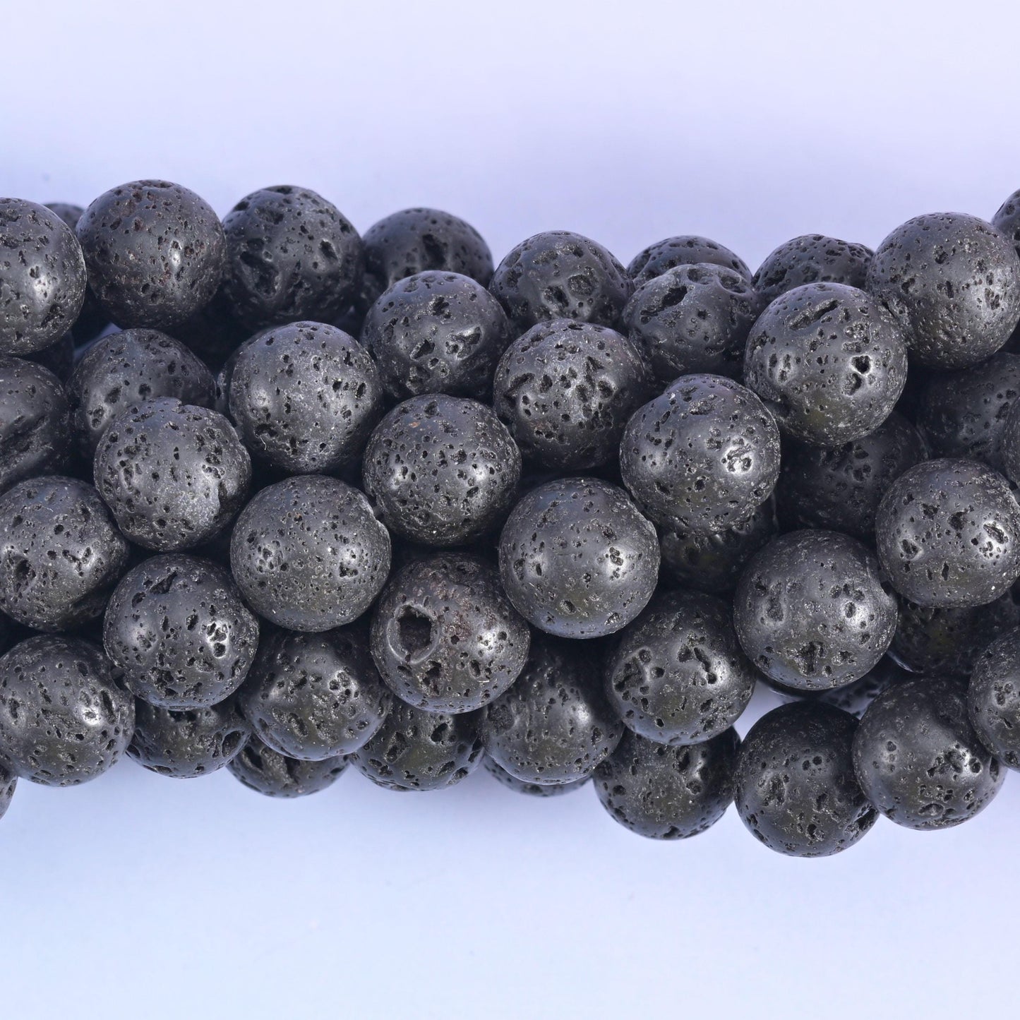 Lava Rock Stone Round Beads 4mm 6mm 8mm 10mm 12mm Jewelry Making 15 Inch Strand
