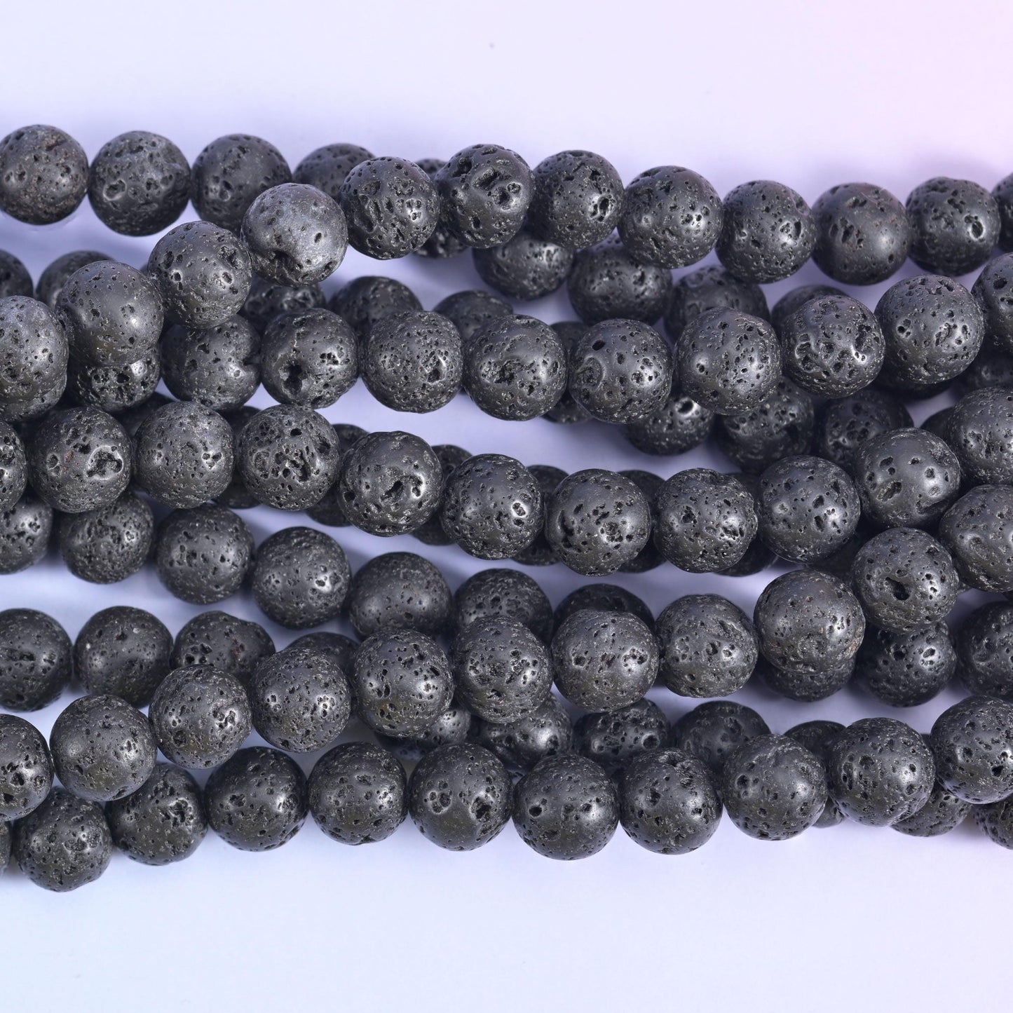 Lava Rock Stone Round Beads 4mm 6mm 8mm 10mm 12mm Jewelry Making 15 Inch Strand