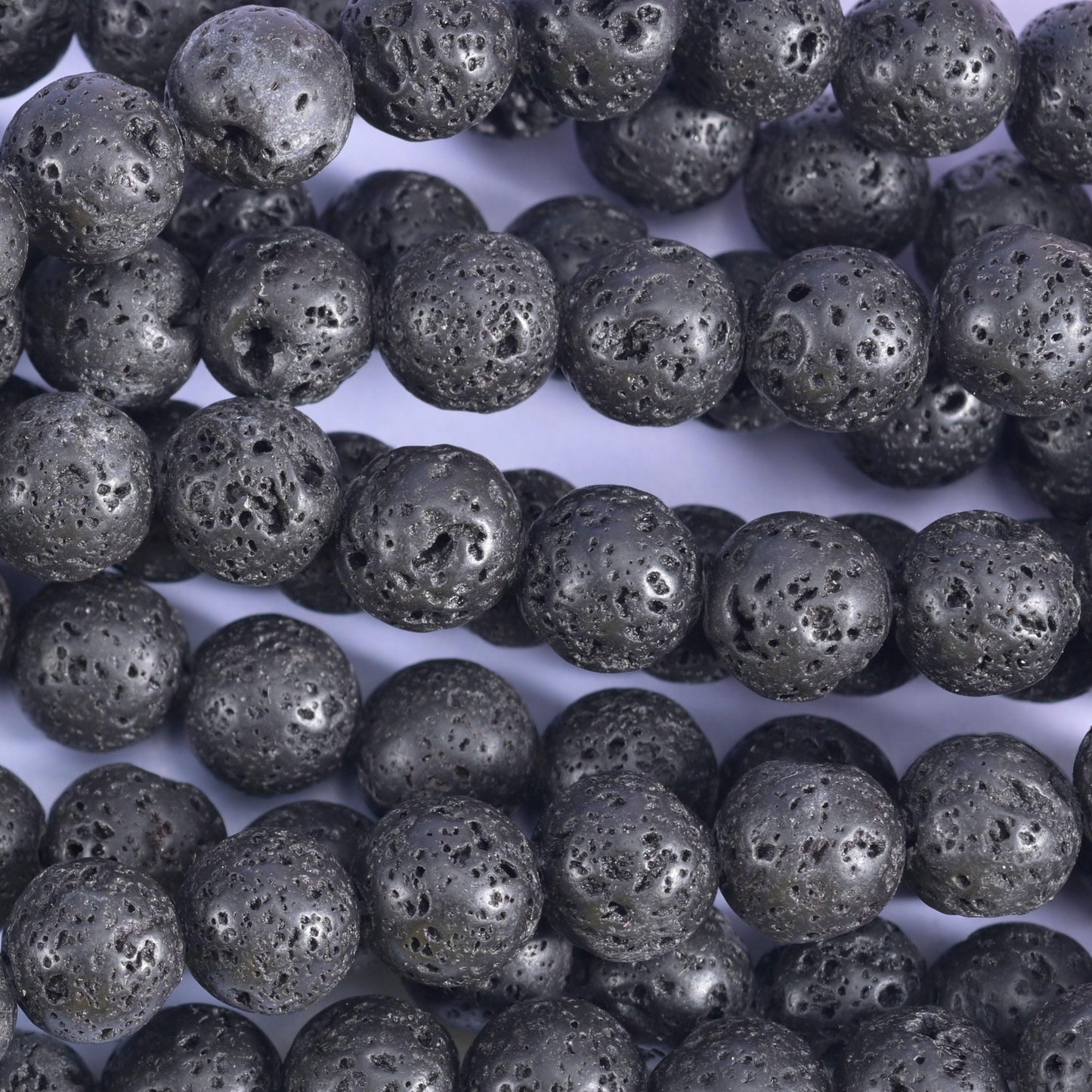 Lava Rock Stone Round Beads 4mm 6mm 8mm 10mm 12mm Jewelry Making 15 Inch Strand