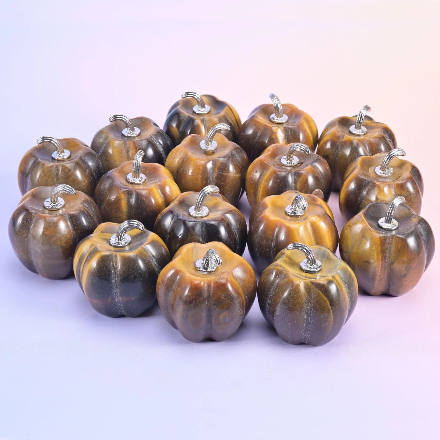 1.2 Inch Pumpkin Crystal Carving for Halloween