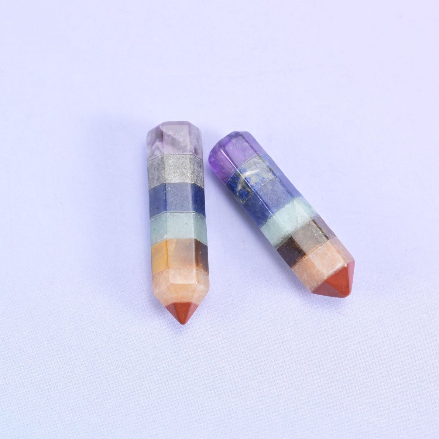 Chakra Crystal Heart Sphere Moon Carving Worry Stone Pocket Stone DIY Jewelry Gifts