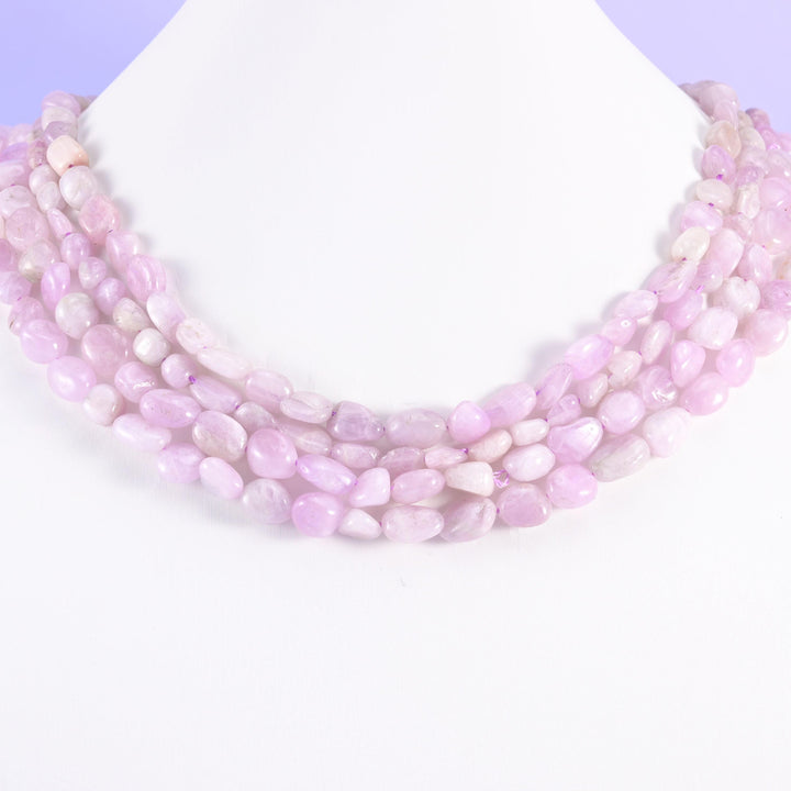 Kunzite Pebble Nugget Beads 5-8mm 7-12mm Jewelry Making 15.5 Inch Strand