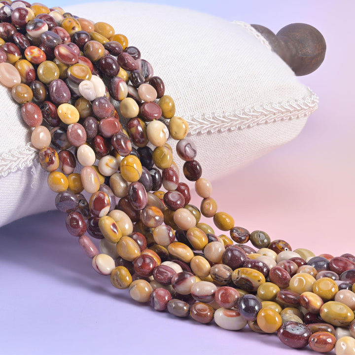 Mookaite Pebble Nugget Beads 6-8mm 8-12mm Jewelry Making 15.5" Strand
