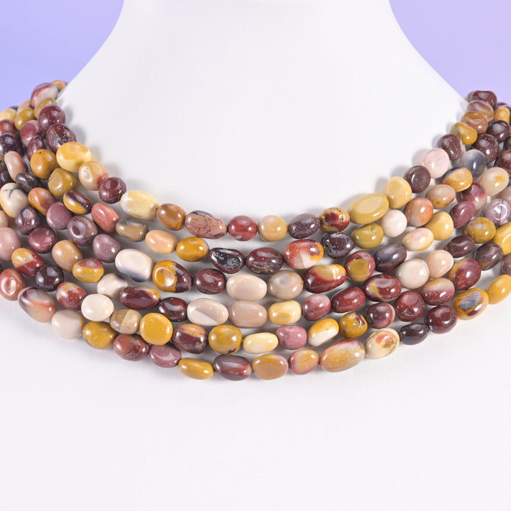 Mookaite Pebble Nugget Beads 6-8mm 8-12mm Jewelry Making 15.5" Strand