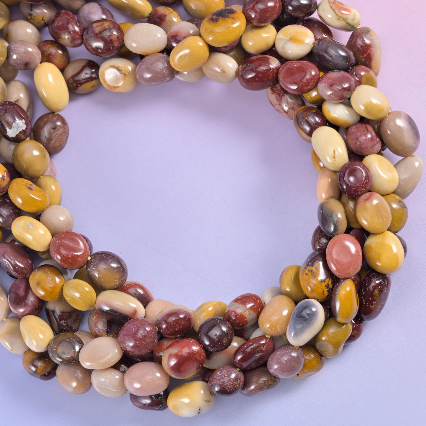 Mookaite Pebble Nugget Beads 6-8mm 8-12mm Jewelry Making 15.5" Strand