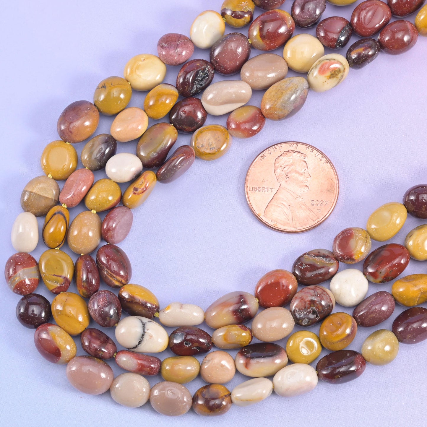 Mookaite Pebble Nugget Beads 6-8mm 8-12mm Jewelry Making 15.5" Strand