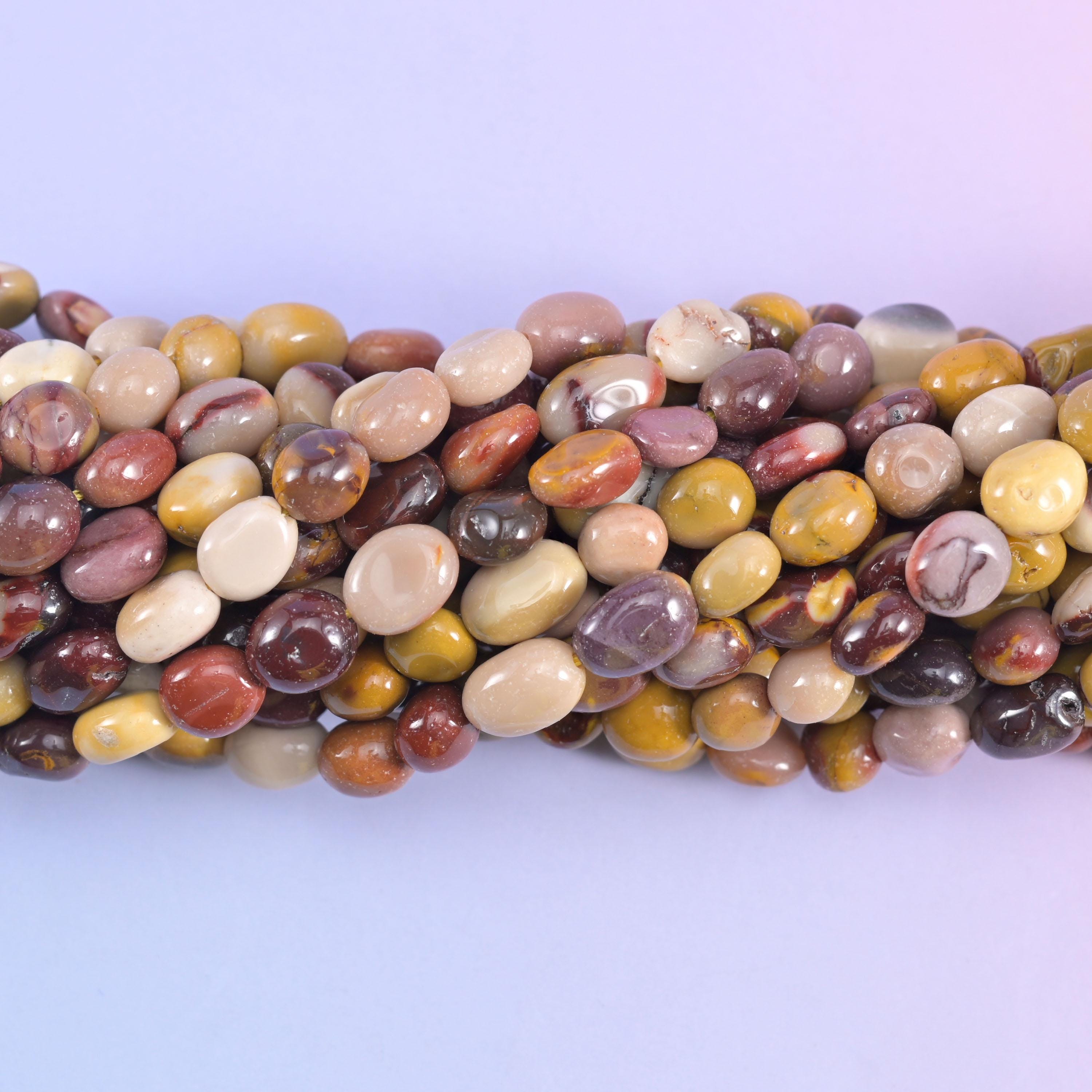 Mookaite Pebble Nugget Beads 6-8mm 8-12mm Jewelry Making 15.5" Strand