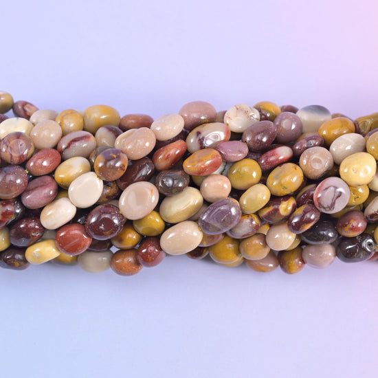 Mookaite Pebble Nugget Beads 6-8mm 8-12mm Jewelry Making 15.5" Strand