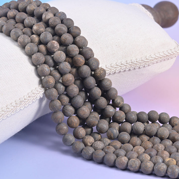 Bronzite Matte Round Beads 4mm 6mm 8mm 10mm Jewelry Making 15 Inch Strand