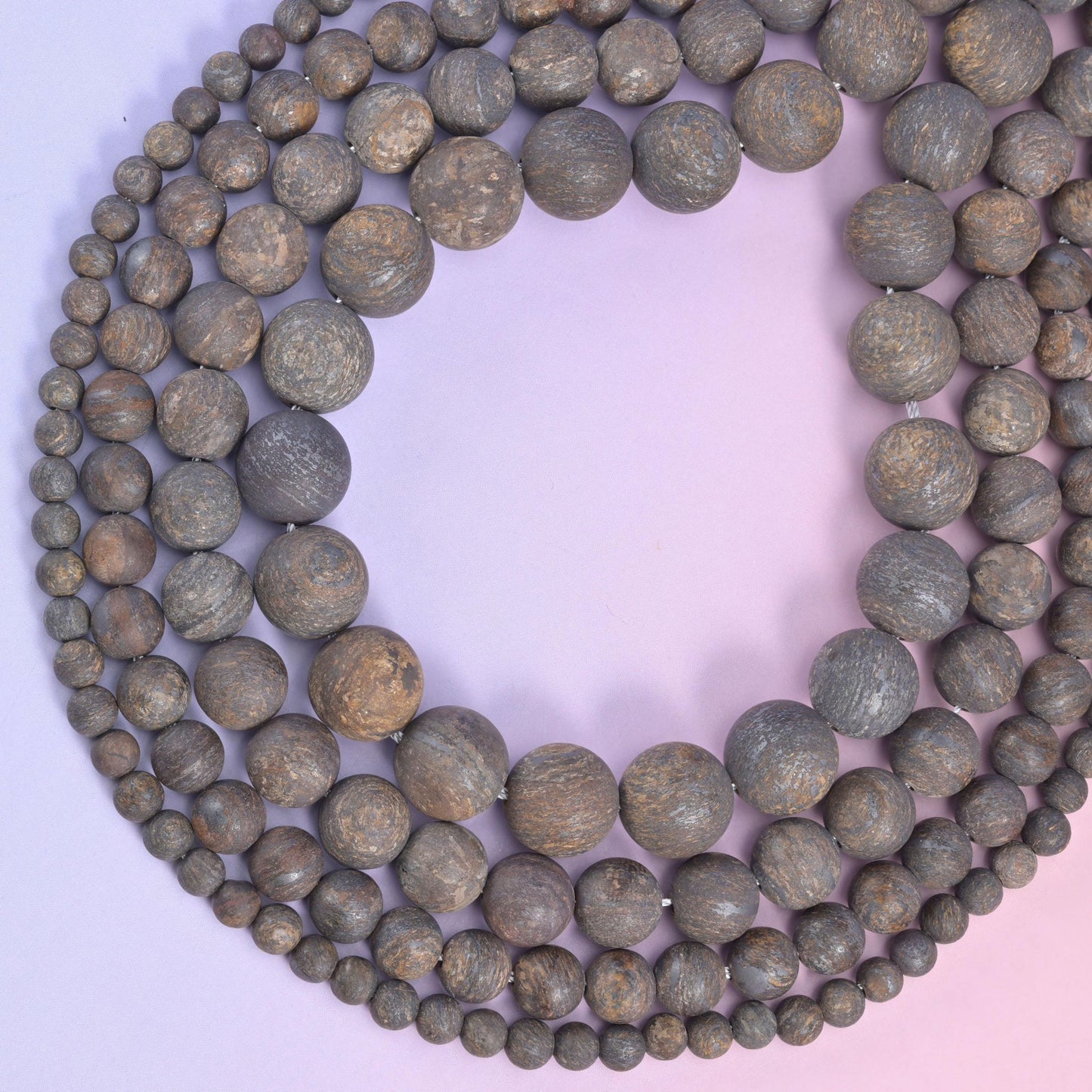 Bronzite Matte Round Beads 4mm 6mm 8mm 10mm Jewelry Making 15 Inch Strand
