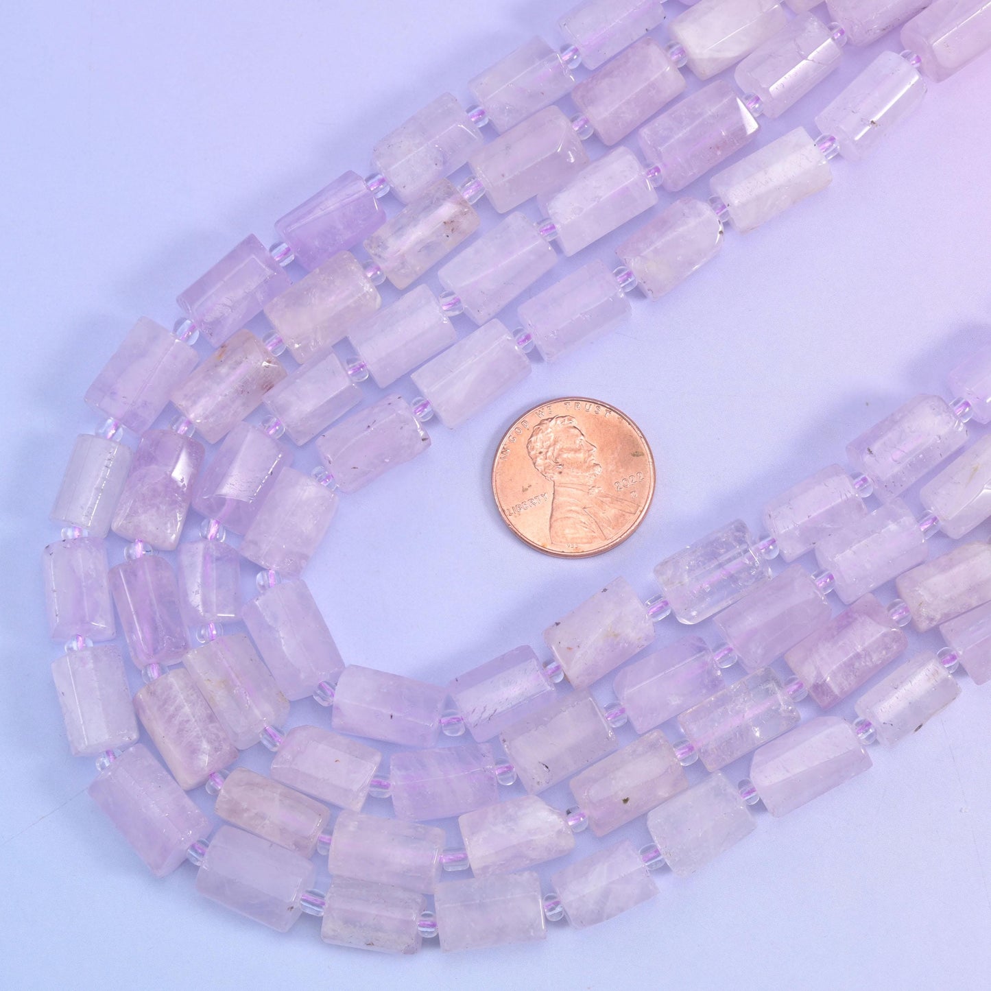 Purple Jade Faceted Tube Beads Size 12x8mm Jewelry Making 15.5 Inch Strand