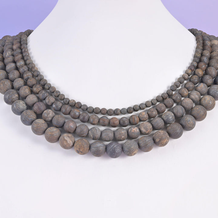 Bronzite Matte Round Beads 4mm 6mm 8mm 10mm Jewelry Making 15 Inch Strand