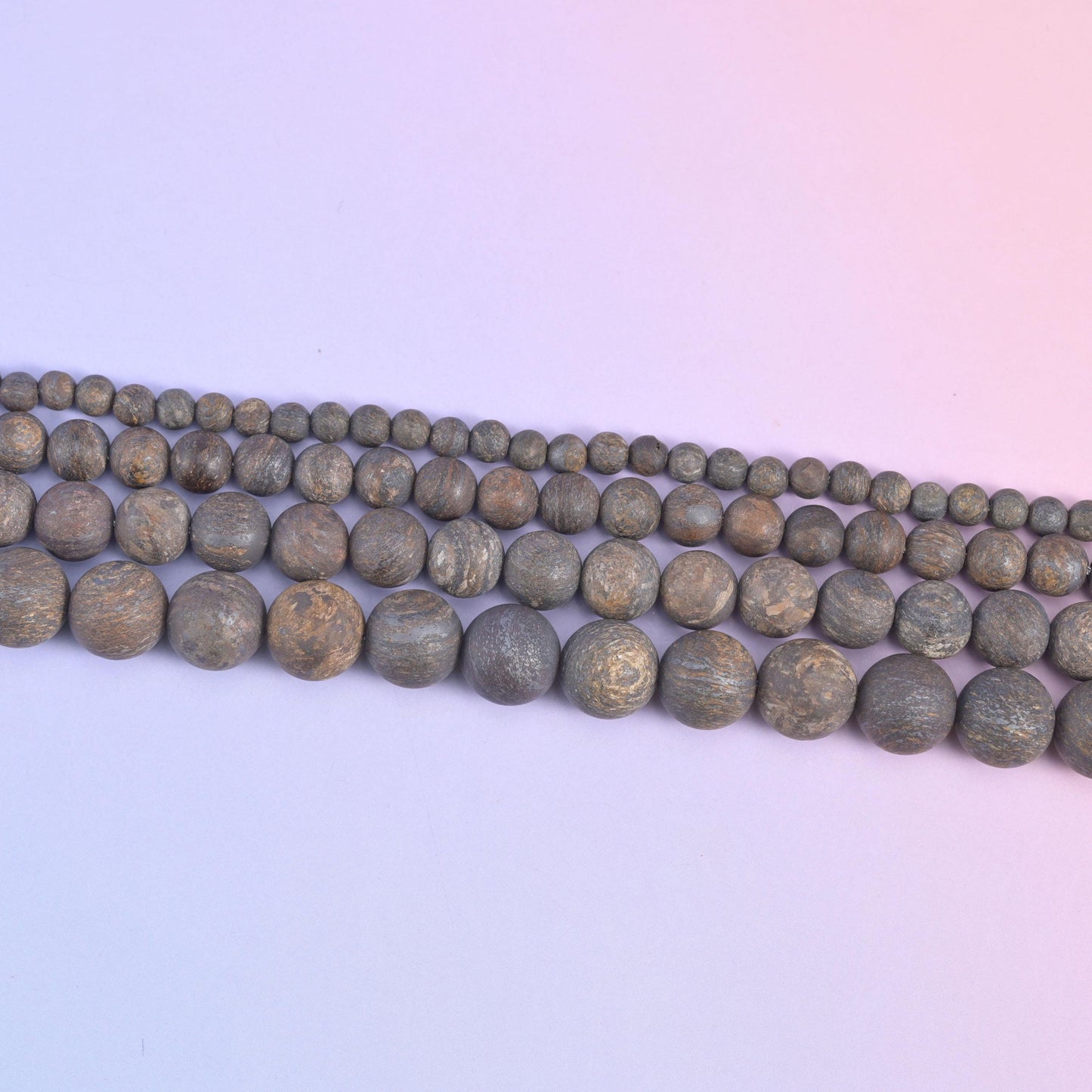 Bronzite Matte Round Beads 4mm 6mm 8mm 10mm Jewelry Making 15 Inch Strand
