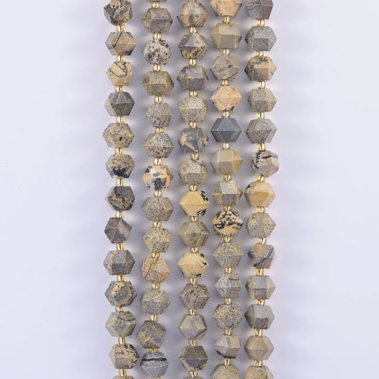 10mm Diamond Rhombus Faceted 8 Sides Beads - Jewelry Making - 15.5 Inches Strand Length - S1 - Mycrazycrystal
