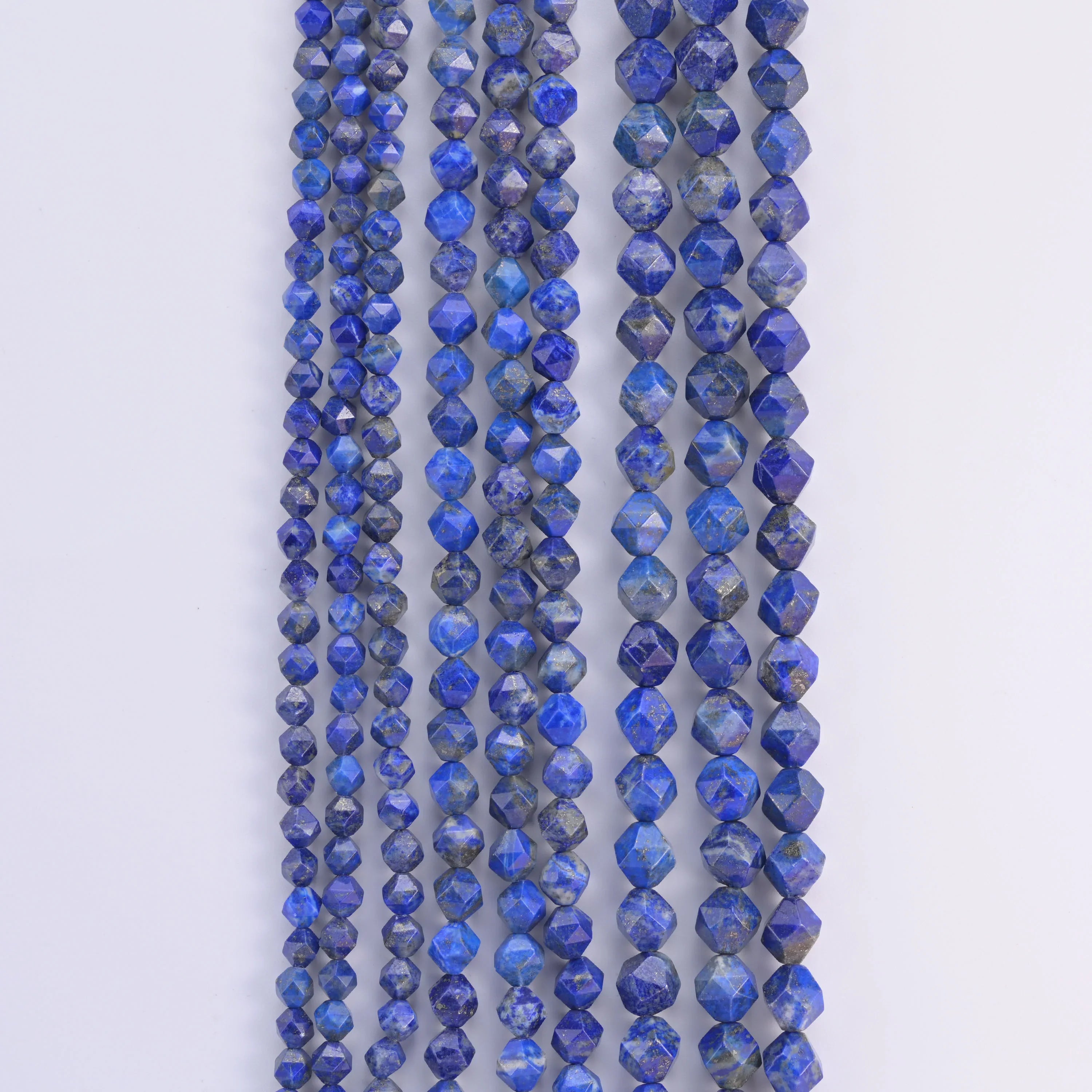 Natural Gemstone Diamond Star Cut Beads, Size 6mm, 8mm, 10mm - S1 - Mycrazycrystal
