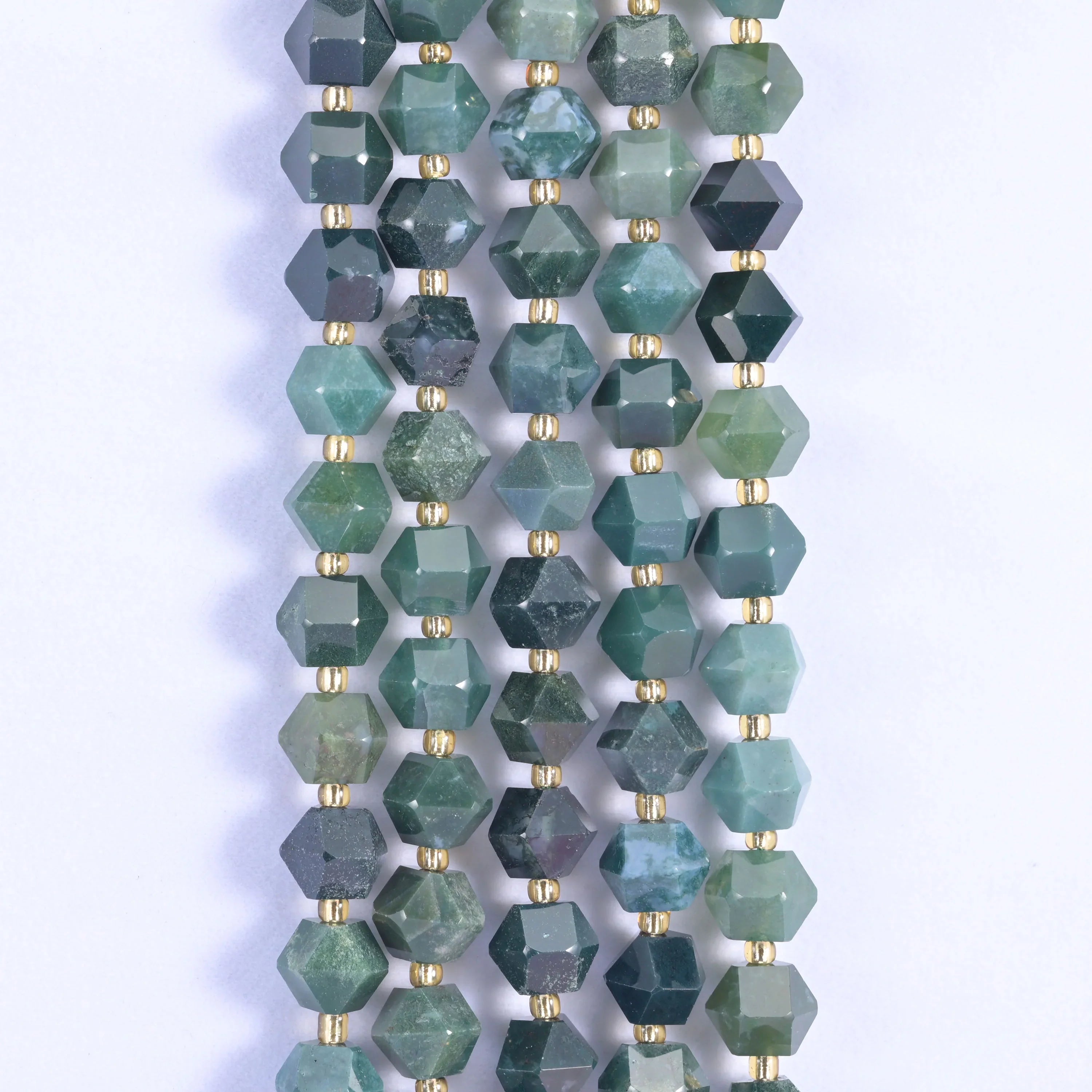 Diamond Rhombus Faceted 8 Sides Beads - Size 10mm - Jewelry Making - 15.5 Inches Strand Length - S7 - Mycrazycrystal