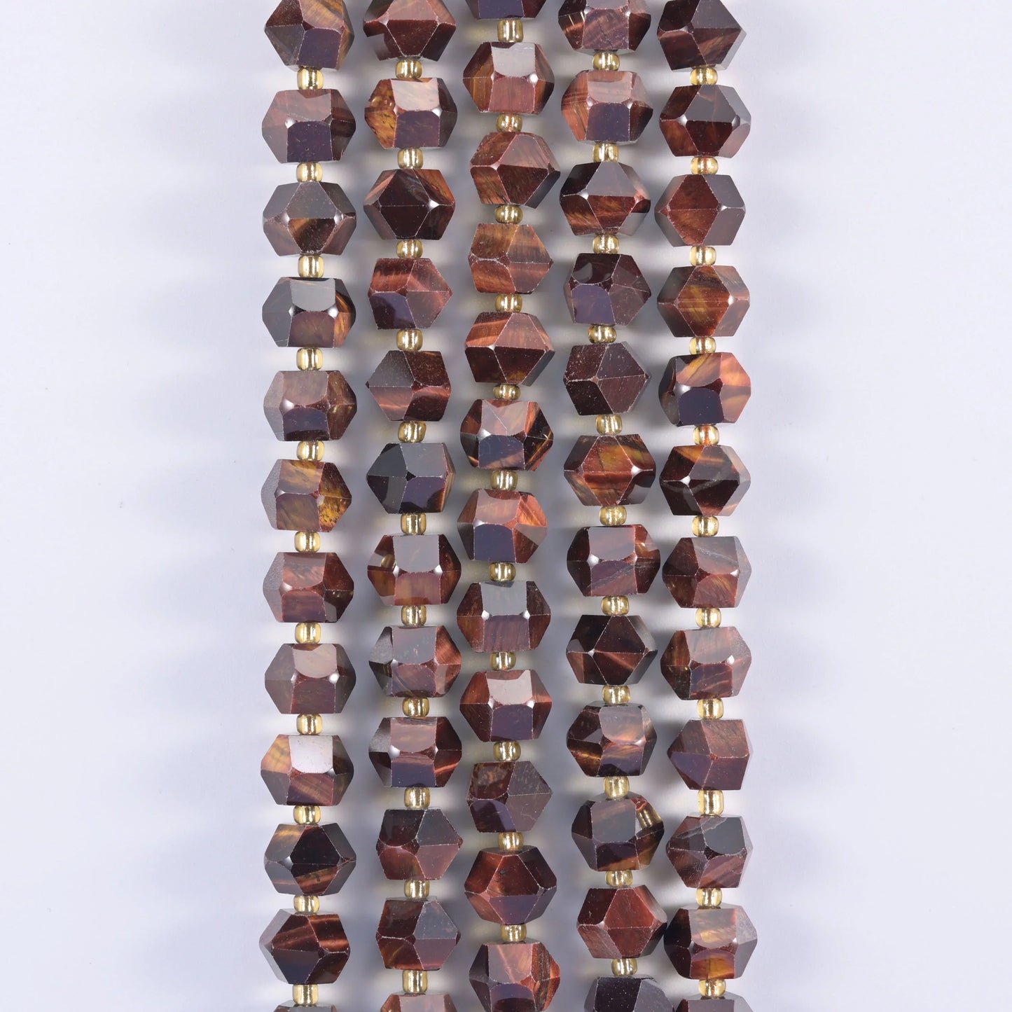 Diamond Rhombus Faceted 8 Sides Beads - Size 10mm - Jewelry Making - 15.5 Inches Strand Length - S7 - Mycrazycrystal