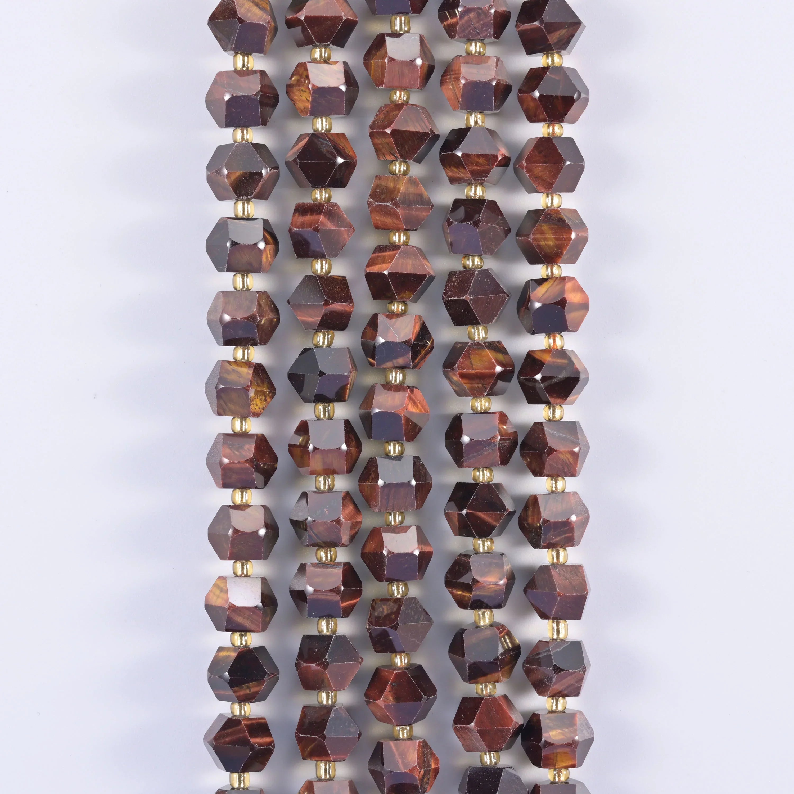 Diamond Rhombus Faceted 8 Sides Beads - Size 10mm - Jewelry Making - 15.5 Inches Strand Length - S7 - Mycrazycrystal