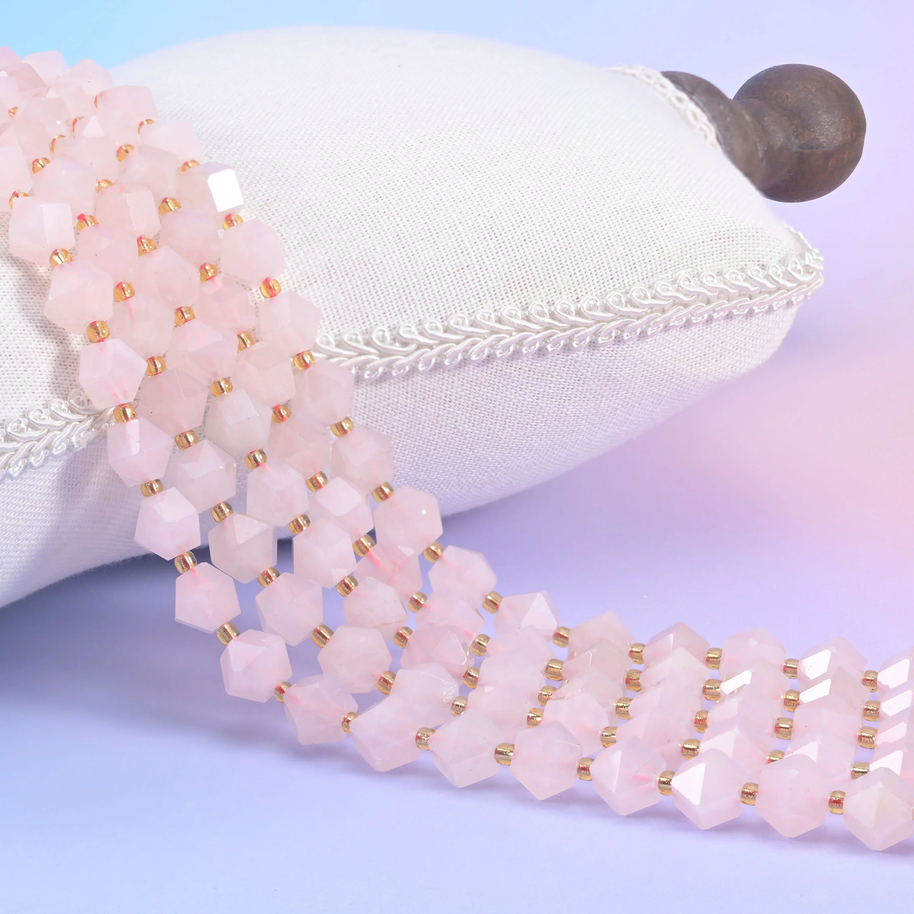 Diamond Rhombus Faceted 8 Sides Beads - Size 10mm - Jewelry Making - 15.5 Inches Strand Length - S7 - Mycrazycrystal