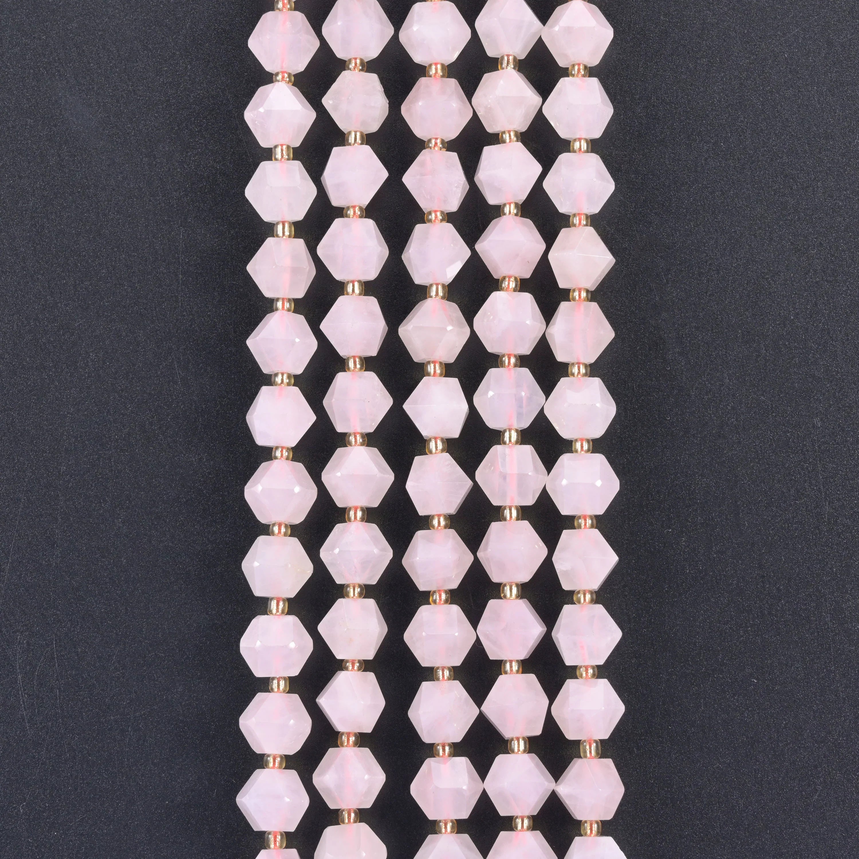 Diamond Rhombus Faceted 8 Sides Beads - Size 10mm - Jewelry Making - 15.5 Inches Strand Length - S7 - Mycrazycrystal