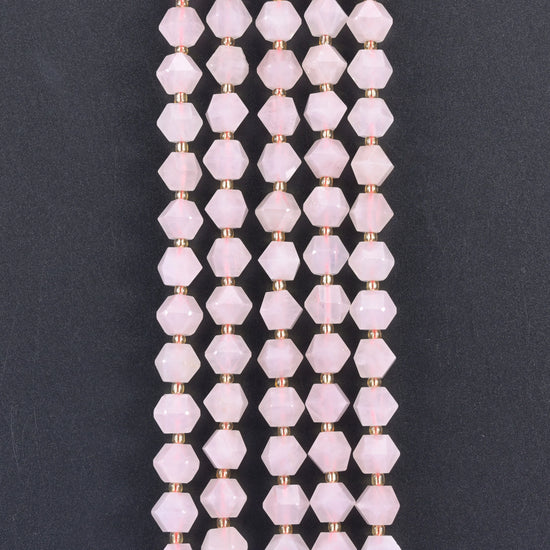 Diamond Rhombus Faceted 8 Sides Beads - Size 10mm - Jewelry Making - 15.5 Inches Strand Length - S7 - Mycrazycrystal