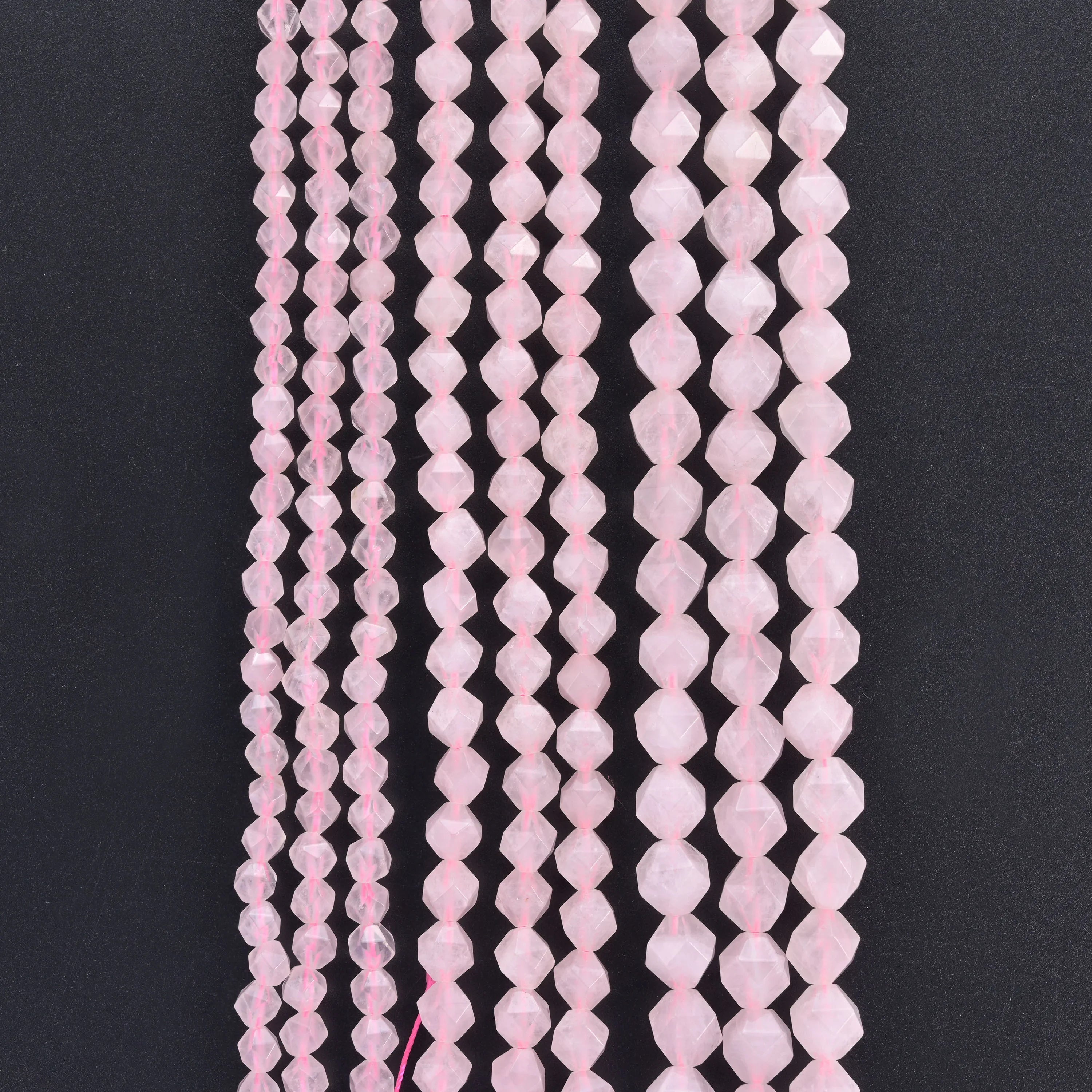 Natural Gemstone Diamond Star Cut Beads, Size 6mm, 8mm, 10mm - S1 - Mycrazycrystal
