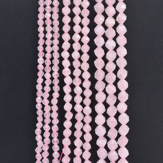Natural Gemstone Diamond Star Cut Beads, Size 6mm, 8mm, 10mm - S1 - Mycrazycrystal