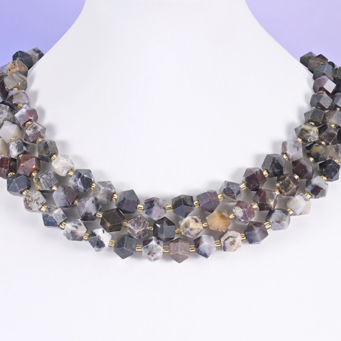 10mm Diamond Rhombus Faceted 8 Sides Beads - Jewelry Making - 15.5 Inches Strand Length - S2 - Mycrazycrystal