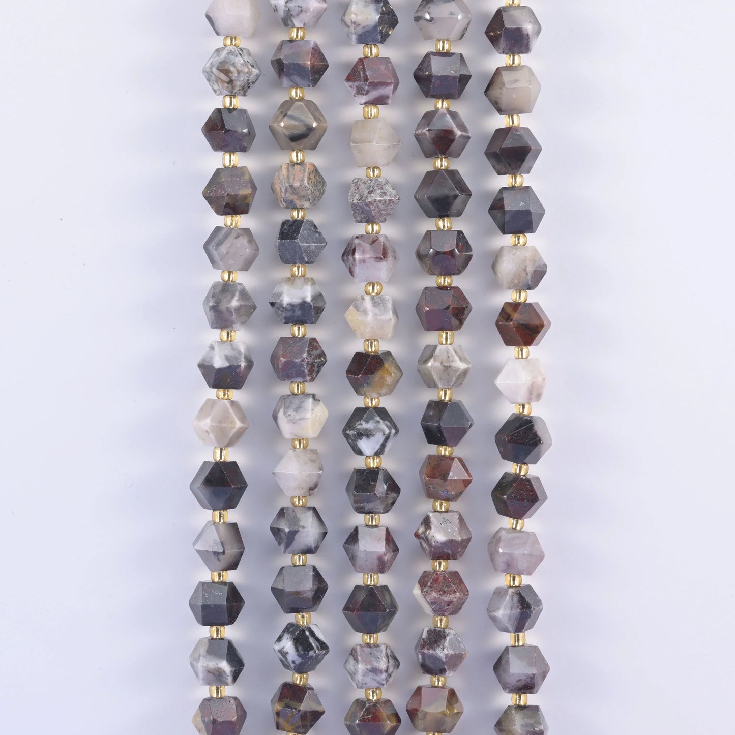 10mm Diamond Rhombus Faceted 8 Sides Beads - Jewelry Making - 15.5 Inches Strand Length - S2 - Mycrazycrystal