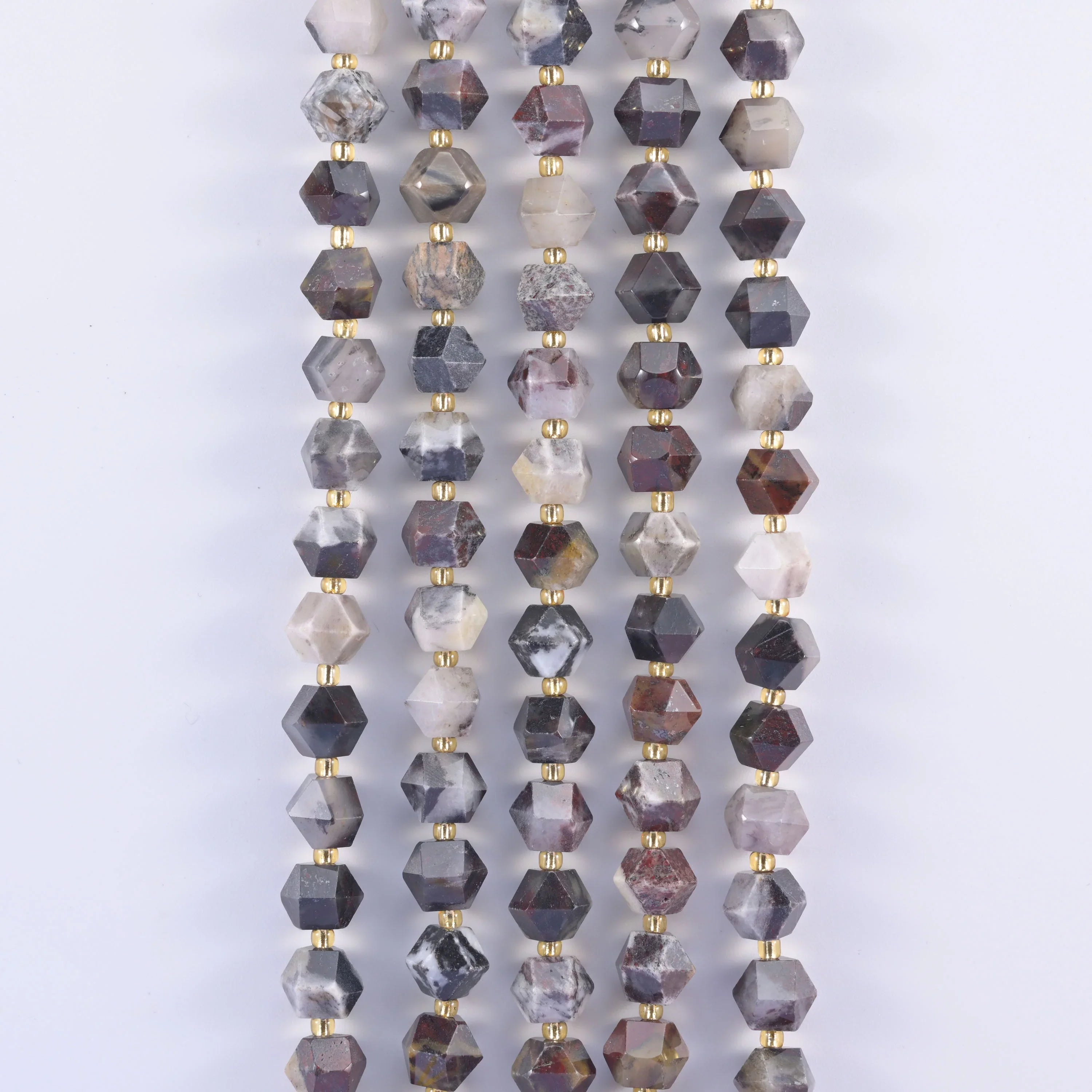 10mm Diamond Rhombus Faceted 8 Sides Beads - Jewelry Making - 15.5 Inches Strand Length - S2 - Mycrazycrystal