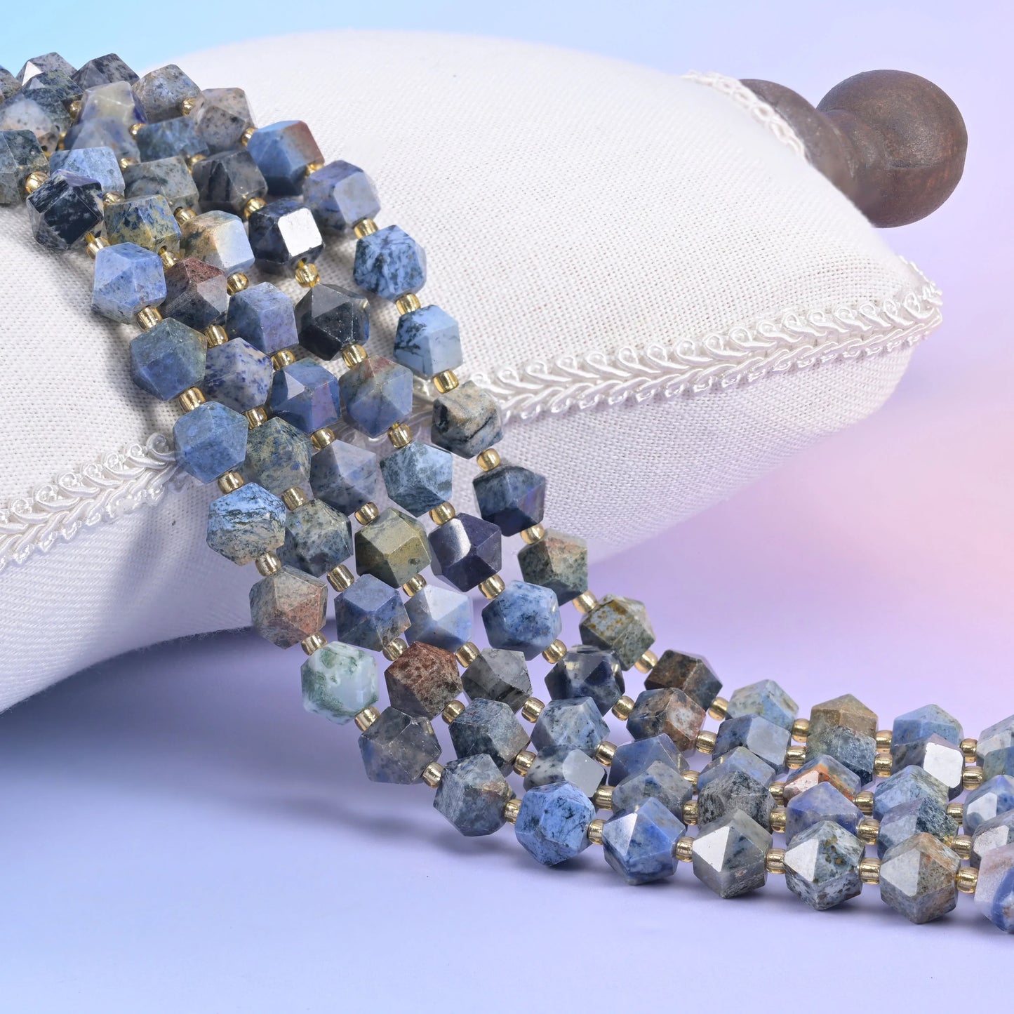 10mm Diamond Rhombus Faceted 8 Sides Beads - Jewelry Making - 15.5 Inches Strand Length - S2 - Mycrazycrystal