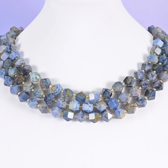 10mm Diamond Rhombus Faceted 8 Sides Beads - Jewelry Making - 15.5 Inches Strand Length - S2 - Mycrazycrystal