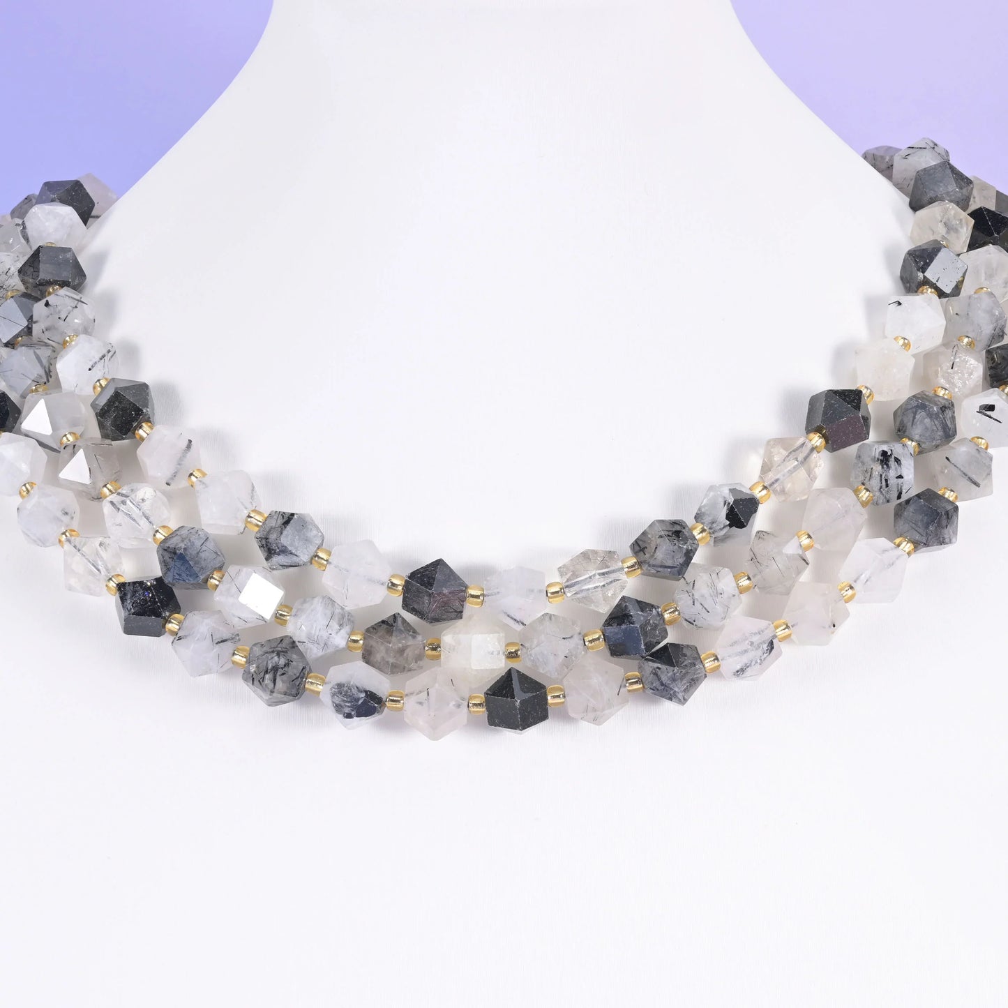 10mm Diamond Rhombus Faceted 8 Sides Beads - Jewelry Making - 15.5 Inches Strand Length - S2 - Mycrazycrystal