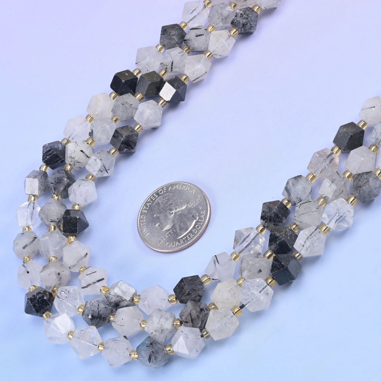 10mm Diamond Rhombus Faceted 8 Sides Beads - Jewelry Making - 15.5 Inches Strand Length - S2 - Mycrazycrystal