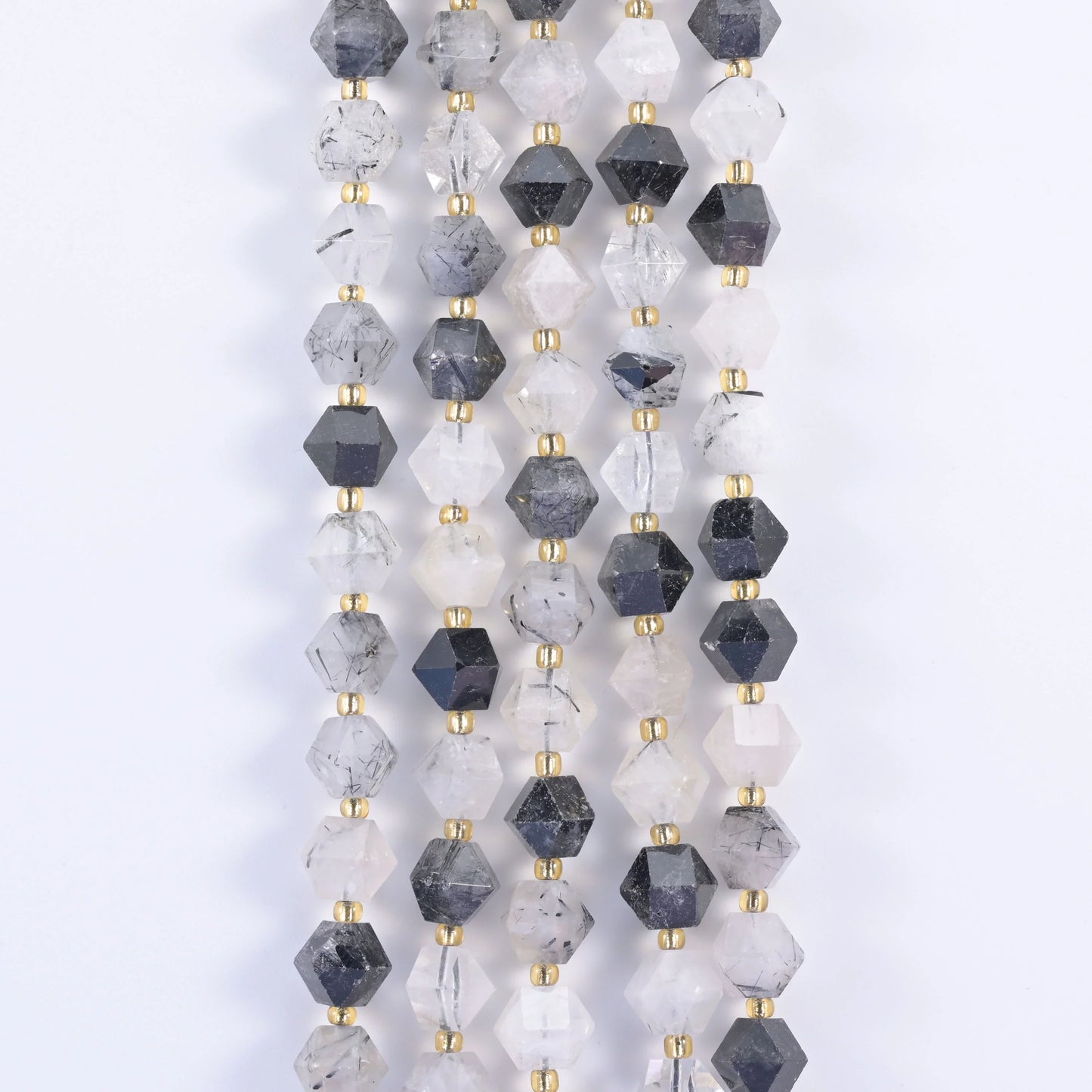 10mm Diamond Rhombus Faceted 8 Sides Beads - Jewelry Making - 15.5 Inches Strand Length - S2 - Mycrazycrystal
