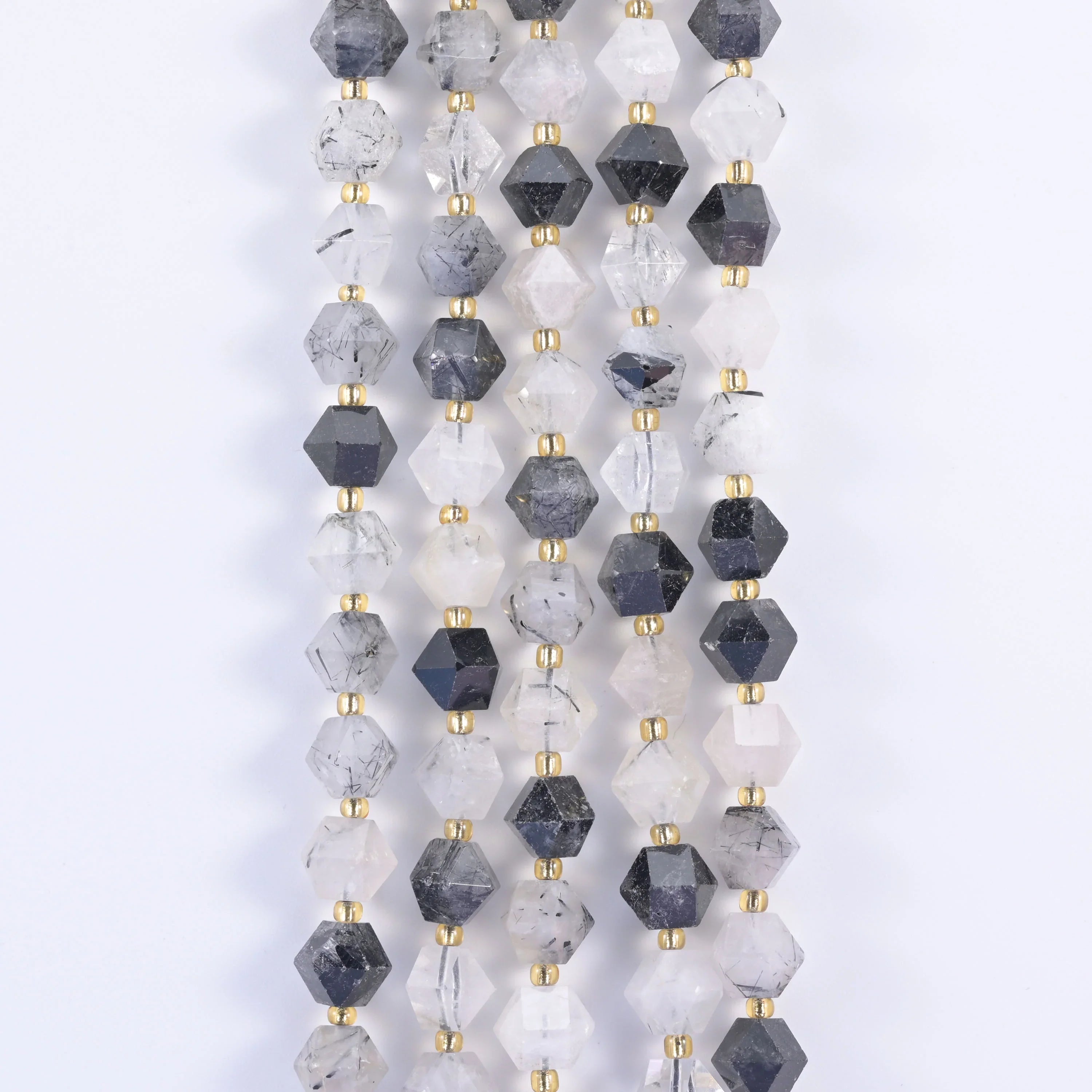 10mm Diamond Rhombus Faceted 8 Sides Beads - Jewelry Making - 15.5 Inches Strand Length - S2 - Mycrazycrystal
