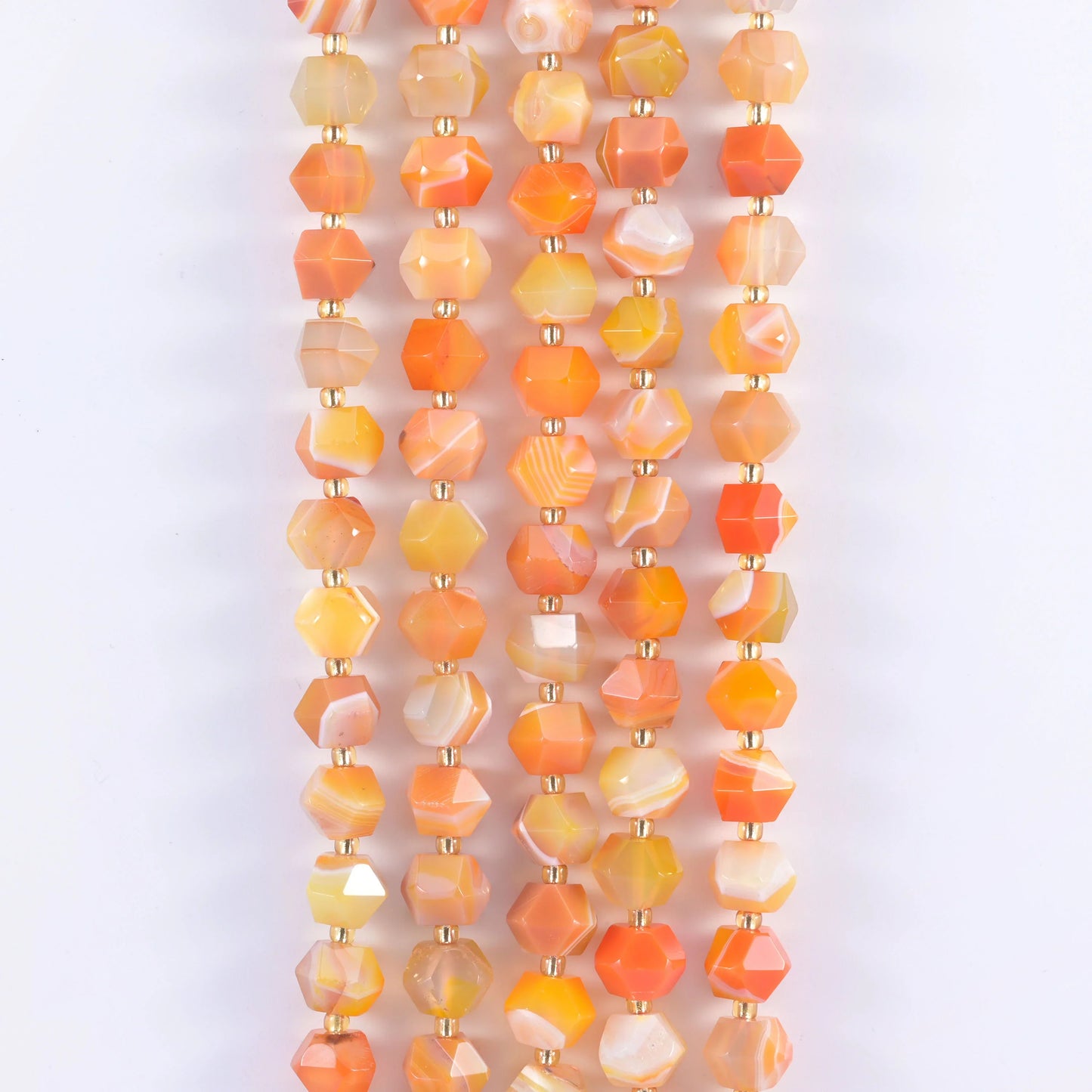 10mm Diamond Rhombus Faceted 8 Sides Beads - Jewelry Making - 15.5 Inches Strand Length - S2 - Mycrazycrystal