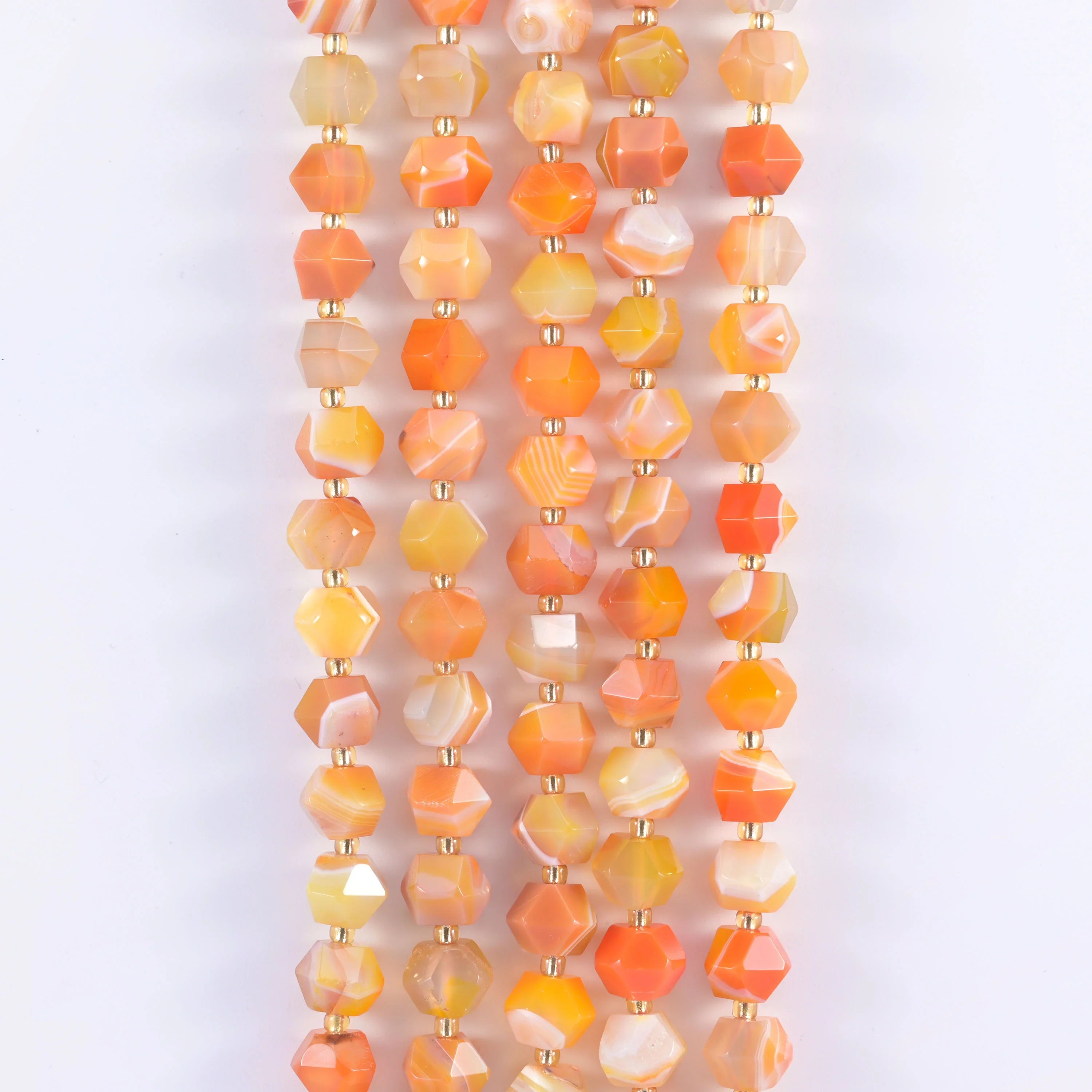 10mm Diamond Rhombus Faceted 8 Sides Beads - Jewelry Making - 15.5 Inches Strand Length - S2 - Mycrazycrystal