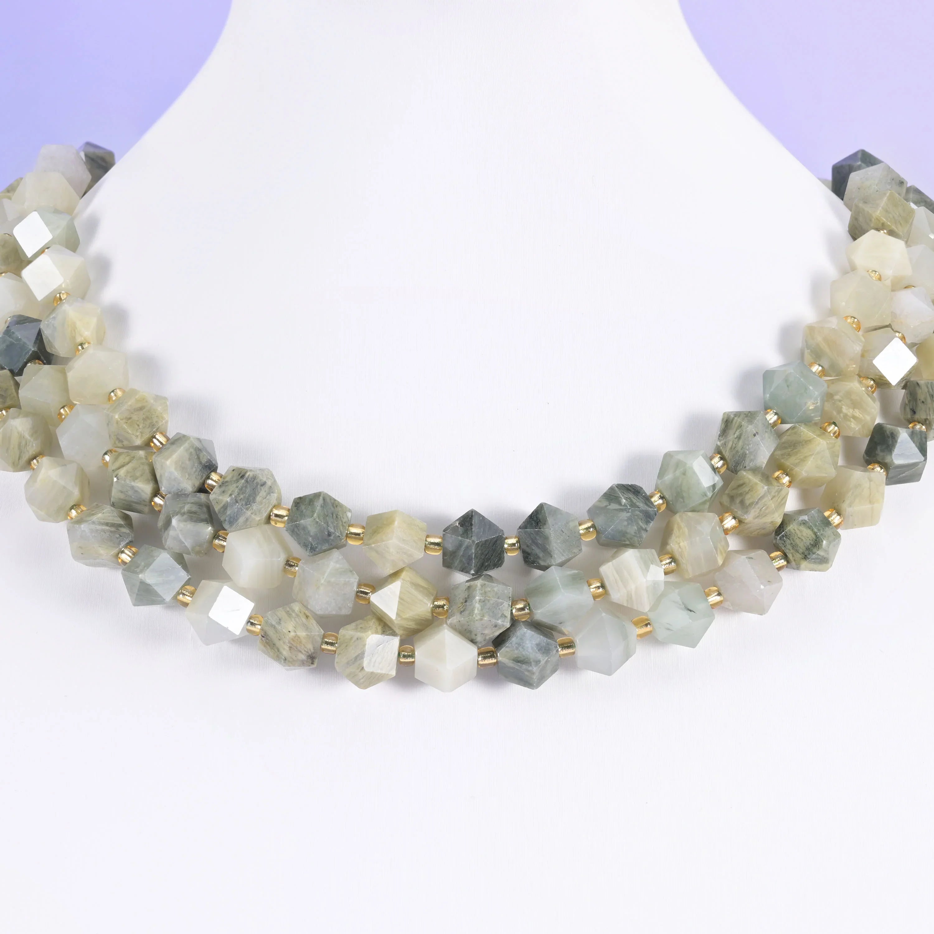 10mm Diamond Rhombus Faceted 8 Sides Beads - Jewelry Making - 15.5 Inches Strand Length - S2 - Mycrazycrystal