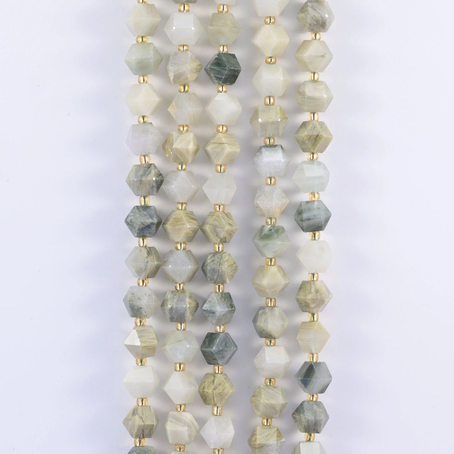 10mm Diamond Rhombus Faceted 8 Sides Beads - Jewelry Making - 15.5 Inches Strand Length - S2 - Mycrazycrystal