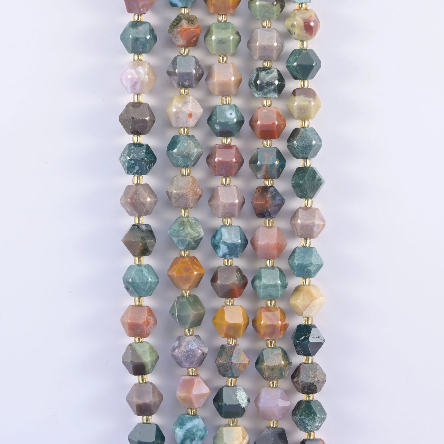10mm Diamond Rhombus Faceted 8 Sides Beads - Jewelry Making - 15.5 Inches Strand Length - S2 - Mycrazycrystal