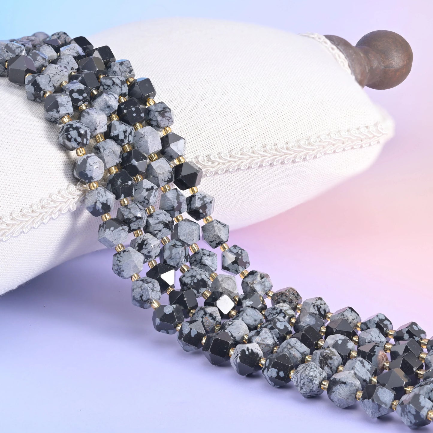10mm Diamond Rhombus Faceted 8 Sides Beads - Jewelry Making - 15.5 Inches Strand Length - S2 - Mycrazycrystal